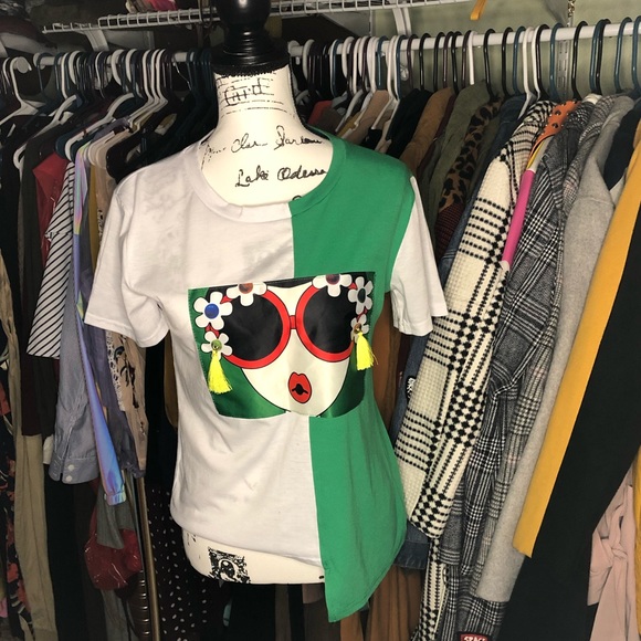 Colorblock Step-Hem Tee - Picture 3 of 3